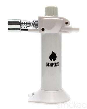 Newport Zero 5.5" Mini Torch Butane Lighter White