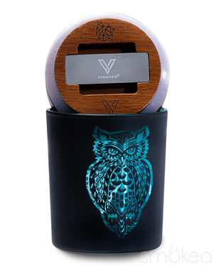 V Syndicate "Owllusion Turquoise" SmartStash Jar