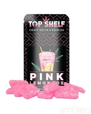 Top Shelf Hemp 150mg Delta 9 Edibles - Pink Lemonade