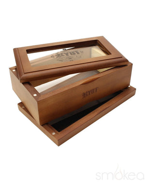 RYOT 4x7 Walnut Glass Top Box - SMOKEA®