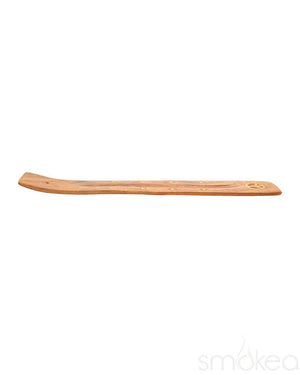 SMOKEA 10" Wooden Incense Burner w/ Brass Inlay - SMOKEA