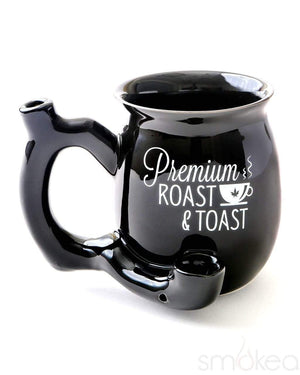 SMOKEA "Roast & Toast" Small Ceramic Coffee Mug Pipe