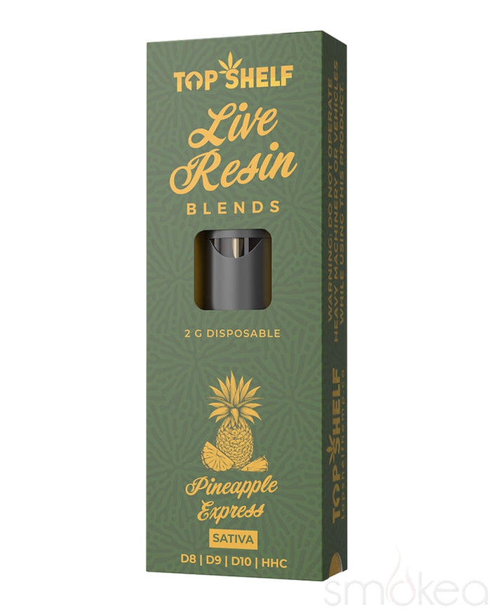Top Shelf Hemp 2g Live Resin Blend Disposable Vape - Pineapple Express