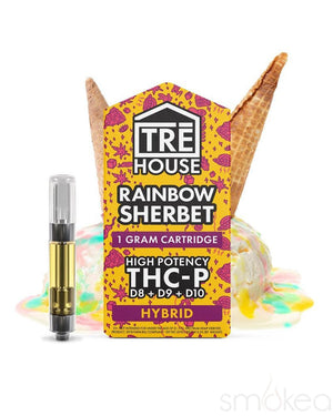 TRĒ House 1g THCP Blend Cartridge - Rainbow Sherbert