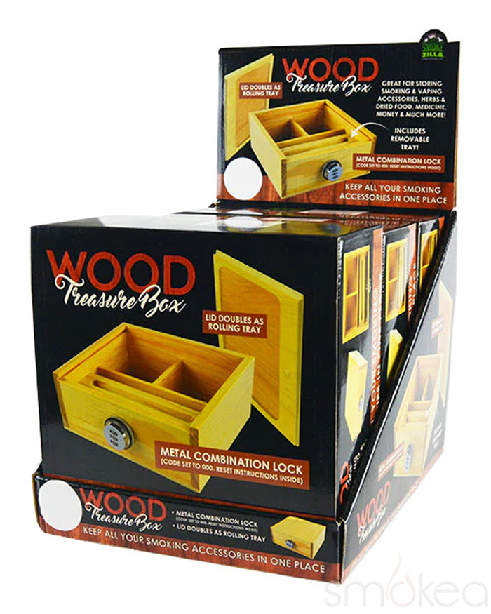Smokezilla Locking Wood Storage Box (3pc Display)