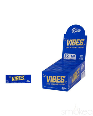 Vibes 1 1/4 Rice Rolling Papers - SMOKEA