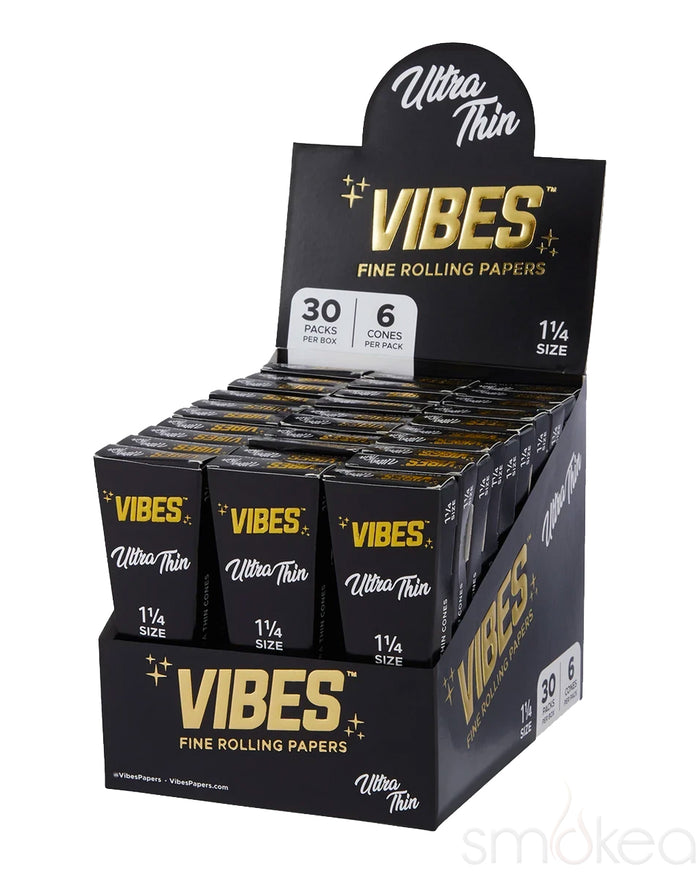 Vibes 1 1/4 Ultra Thin Pre Rolled Cones (6-Pack)