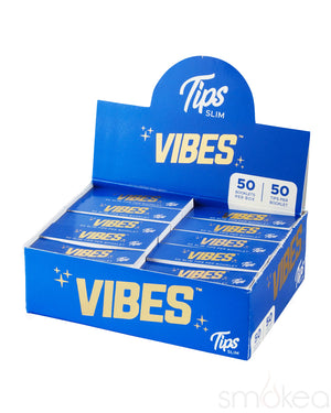 Vibes White Rolling Paper Tips