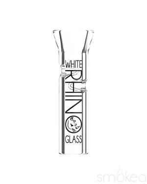 White Rhino Flat Glass Rolling Tip - SMOKEA