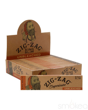Zig Zag King Slim Unbleached Rolling Papers